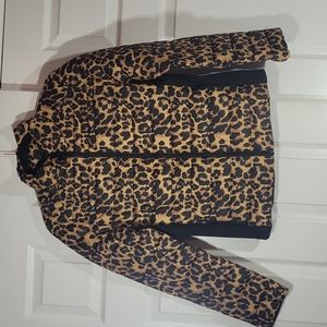 Cisono Los Angeles animal print puffer